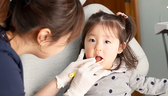 ブラッシング指導