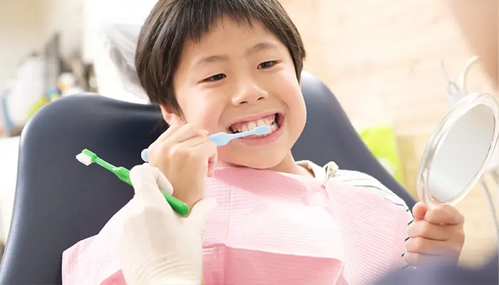 ブラッシング指導